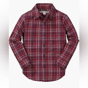 Hope & Henry Plaid Button Down Shirt
